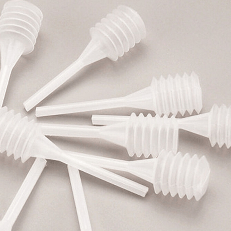 10pcs Mini Dropper Perfume Packaging Straw Plastic Spring Tube