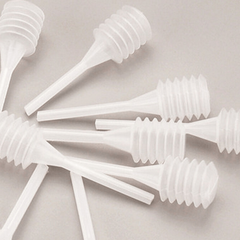 10pcs Mini Dropper Perfume Packaging Straw Plastic Spring Tube