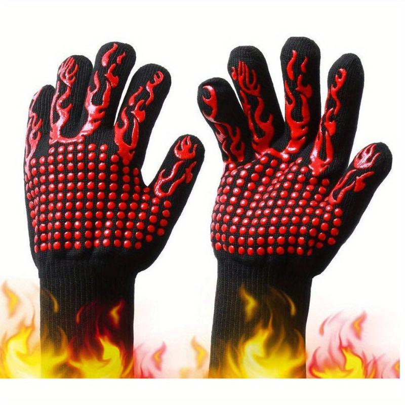 1pair 30 BBQ Gloves 932 F Heat Resistant Gloves