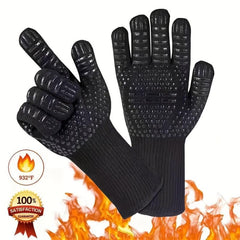 1pair 30 BBQ Gloves 932 F Heat Resistant Gloves