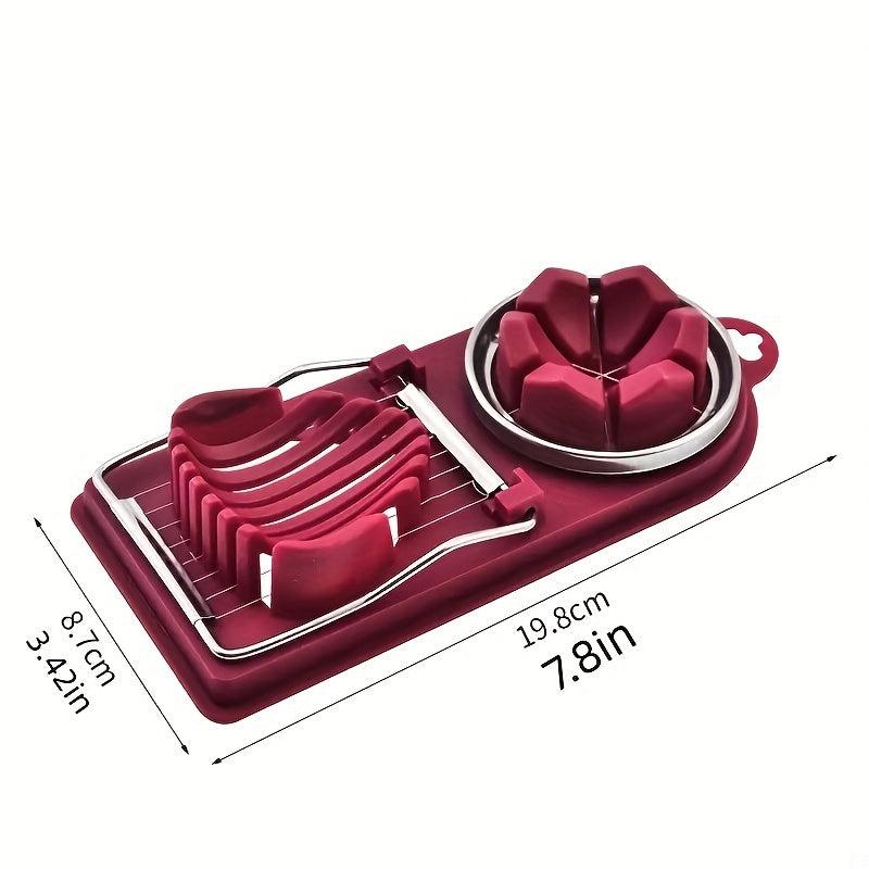 Stainless Steel Egg Slicer for Fruits & Veggies