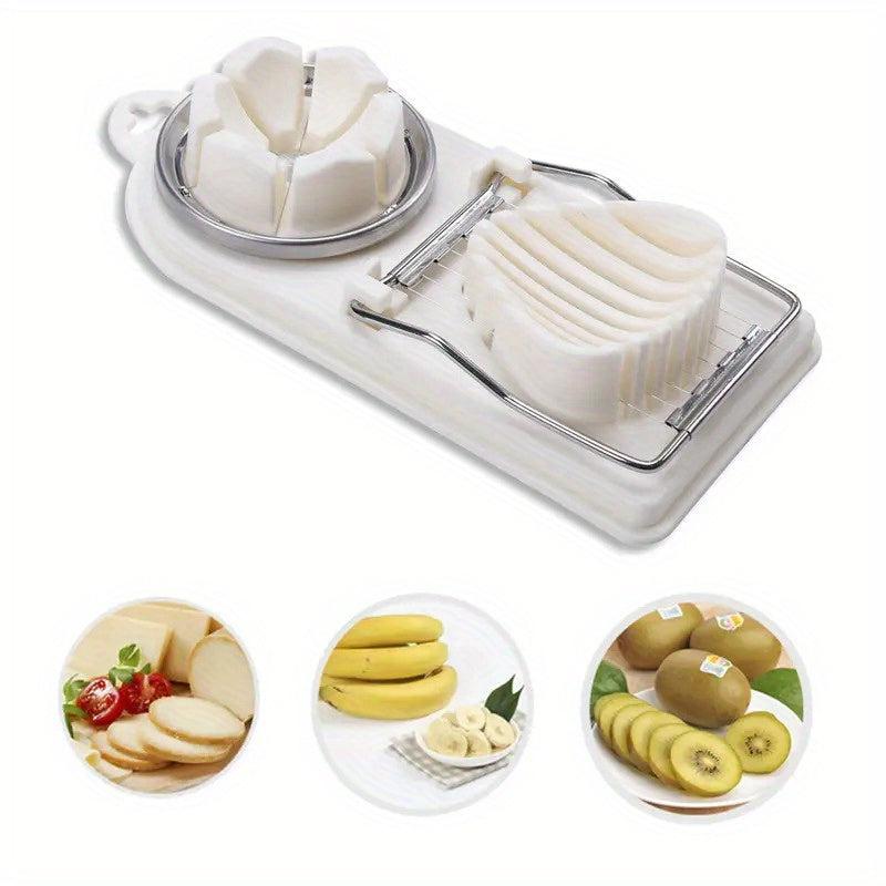 Stainless Steel Egg Slicer for Fruits & Veggies
