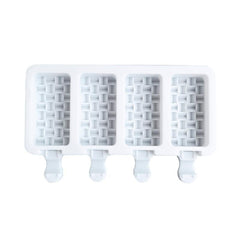 Bamboo Braided Ice Cream Mold Silicone Popsicle Mold