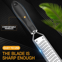 Stainless Steel Lemon Zester & Cheese Grater Kitchen Tool