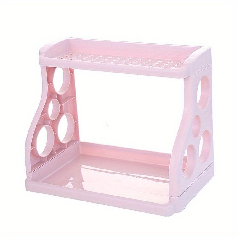 2 Tier Spice Rack Organizer for Countertop Multi-functional Seasoning Storage