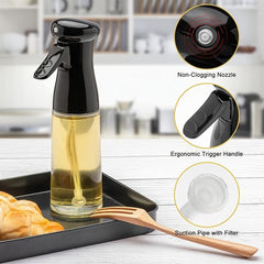Olive Sprayer 200ml Glass Bottle Spray Mister Refillable Vinegar Spritzer