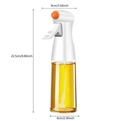 Olive Sprayer 200ml Glass Bottle Spray Mister Refillable Vinegar Spritzer