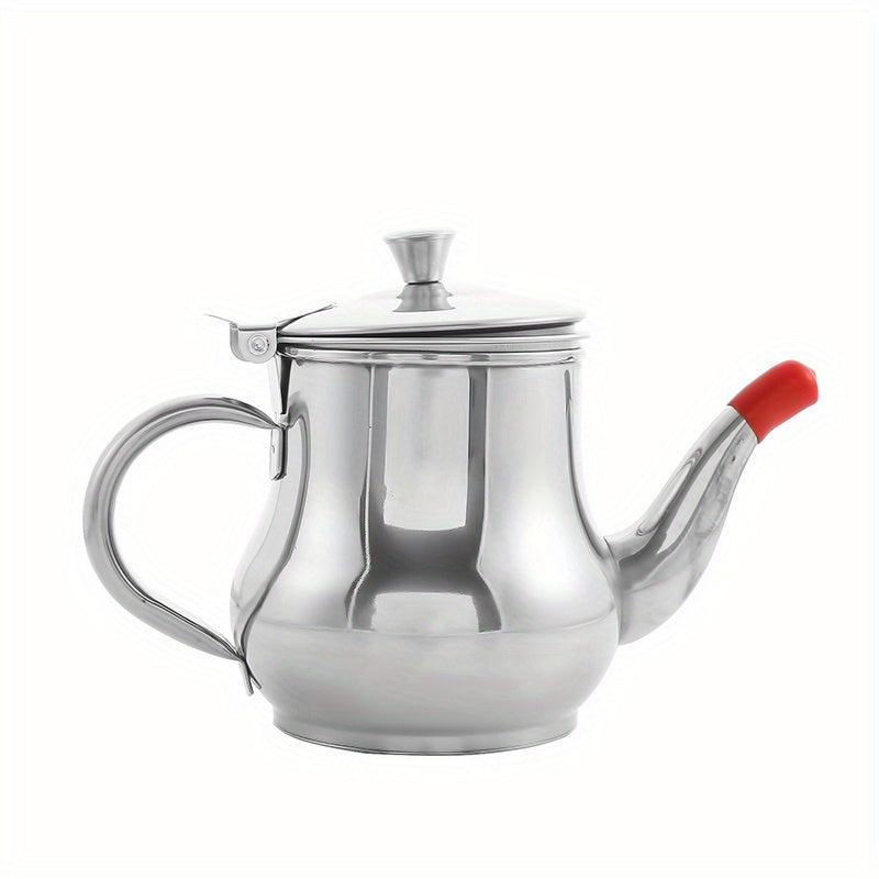 Stainless Steel Filter Bottle Leak-proof Pouring Pot Kitchen Tool