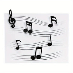 Music Symbols Fridge Magnets - Creative Decorative Stickers