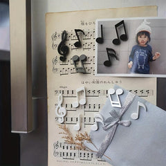 Music Symbols Fridge Magnets - Creative Decorative Stickers