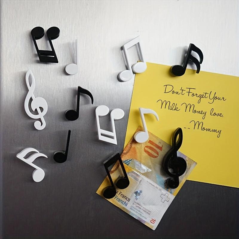 Music Symbols Fridge Magnets - Creative Decorative Stickers