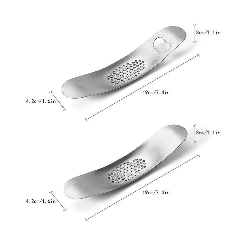 Stainless Steel Garlic Press Mincer Crusher Chopper with Bottle Opener