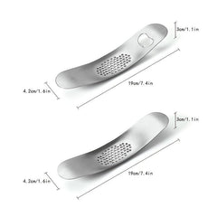 Stainless Steel Garlic Press Mincer Crusher Chopper with Bottle Opener
