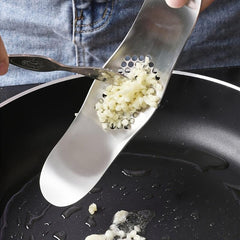 Stainless Steel Garlic Press Mincer Crusher Chopper with Bottle Opener