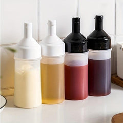 Multifunctional Condiment Squeeze Bottles for BBQ Kitchen Baking Camping