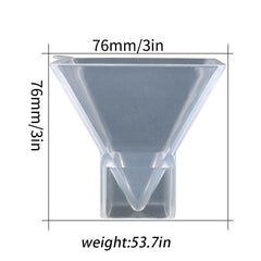 DIY Pyramid Cube Candle Silicone Mold High Permeability