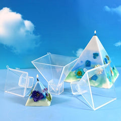 DIY Pyramid Cube Candle Silicone Mold High Permeability