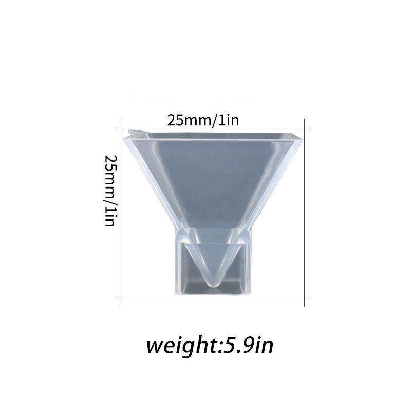 DIY Pyramid Cube Candle Silicone Mold High Permeability