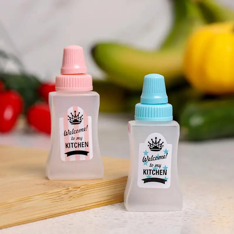 Travel-Sized Condiment Bottles - Mini and Convenient for On-the-Go