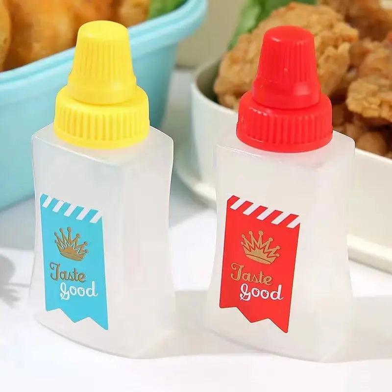 Travel-Sized Condiment Bottles - Mini and Convenient for On-the-Go