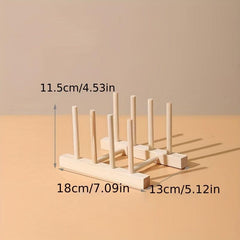 Bamboo Insulated Mat Hot Pots Plate Rack Holder Set