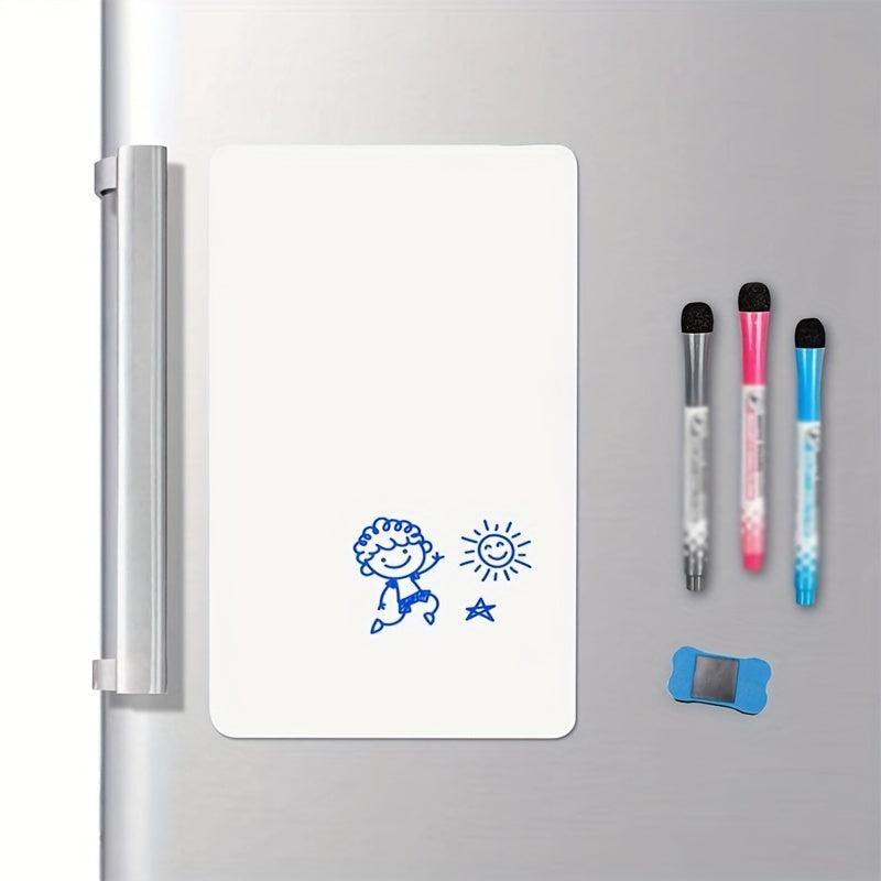 4pcs Magnetic Refrigerator Stickers Nano Note Board Study Planner