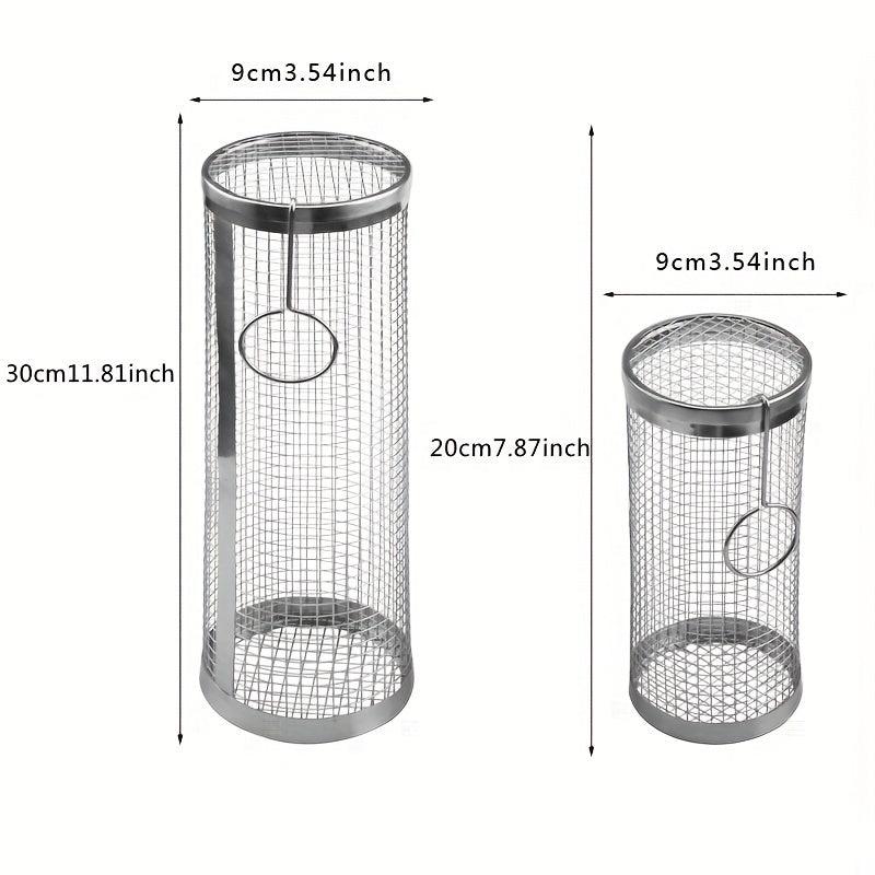 Portable Stainless Steel BBQ Cage for Outdoor Grilling