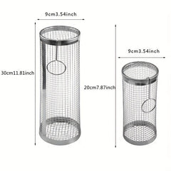Portable Stainless Steel BBQ Cage for Outdoor Grilling