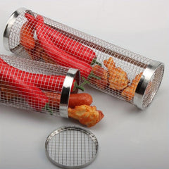 Portable Stainless Steel BBQ Cage for Outdoor Grilling