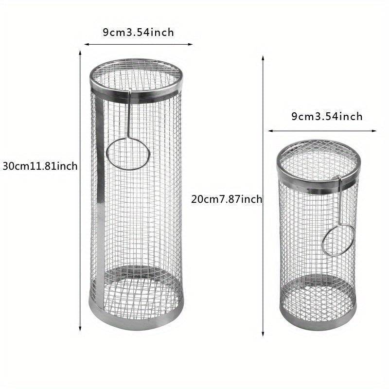 Portable Stainless Steel BBQ Cage for Outdoor Grilling