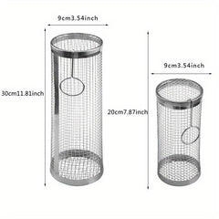Portable Stainless Steel BBQ Cage for Outdoor Grilling