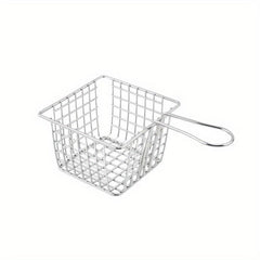 Mesh Strainer Basket French Fries Rack Container Snack Fry Holder