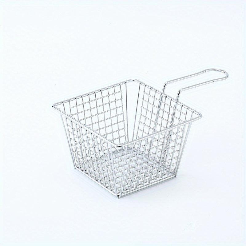 Mesh Strainer Basket French Fries Rack Container Snack Fry Holder