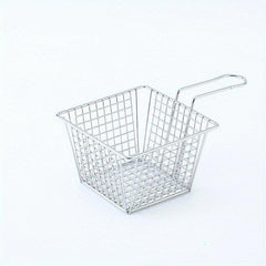 Mesh Strainer Basket French Fries Rack Container Snack Fry Holder