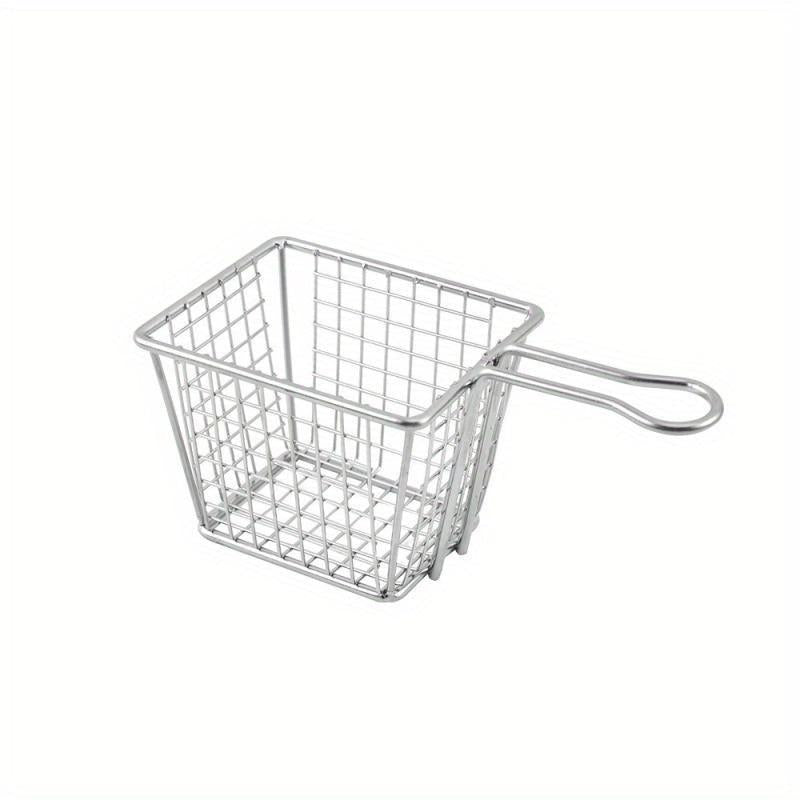 Mesh Strainer Basket French Fries Rack Container Snack Fry Holder