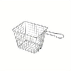 Mesh Strainer Basket French Fries Rack Container Snack Fry Holder