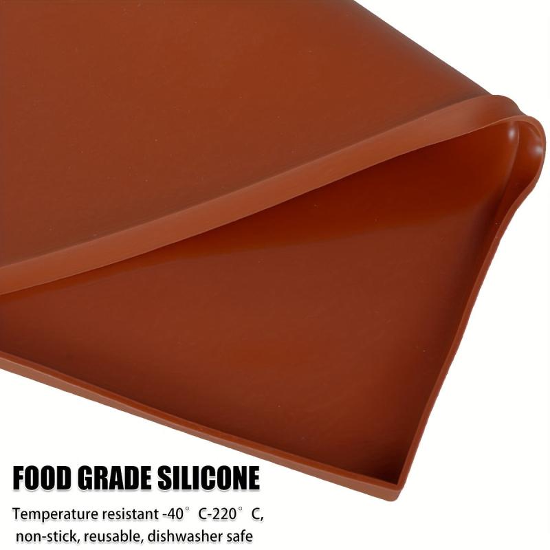 4pcs Silicone Dehydrator Mats Non-stick Sheets with Scraper