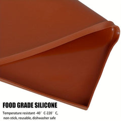 4pcs Silicone Dehydrator Mats Non-stick Sheets with Scraper