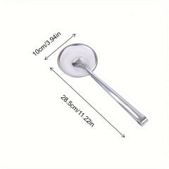 2pcs Stainless Steel Food Tongs Filter Spoon Clip Kitchen Frying Strainer Lad