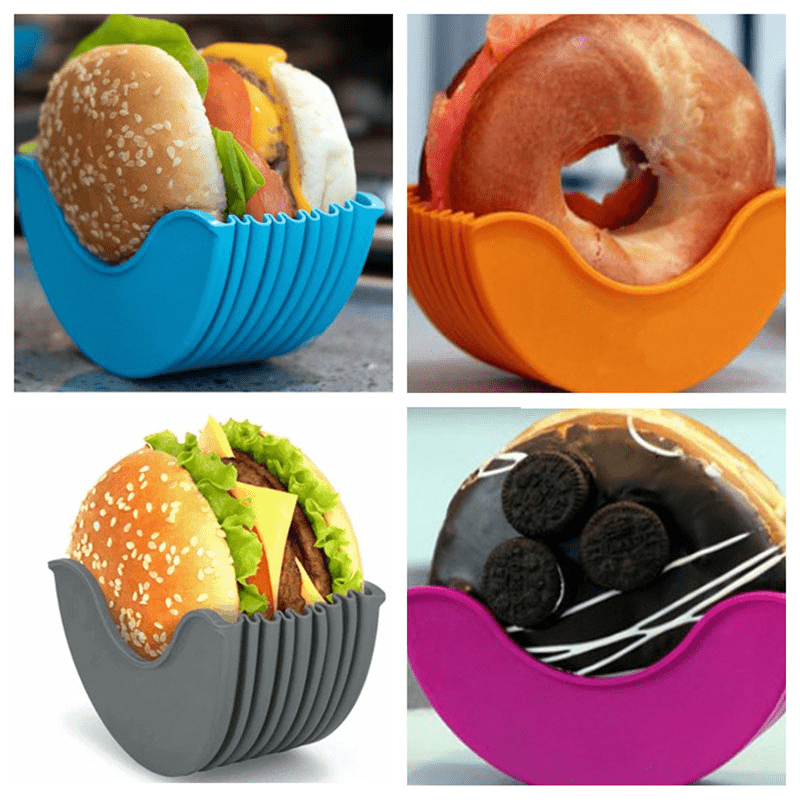 Burger Holder Reusable Sandwiches Box Kitchen Tool