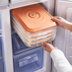 Plastic Stackable Dumpling Organizer for Kitchen Storage