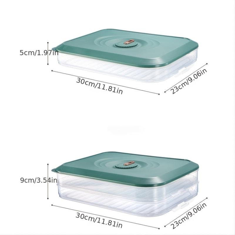 Plastic Stackable Dumpling Organizer for Kitchen Storage