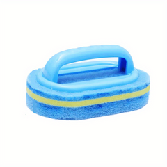 Sponge Cleaning Brush With Handle Kitchen Bathtub Scrubber
