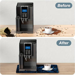 1pc Dish Drying Placemat Absorbent Drain Mat Coffee Mat Hide Stain Drying Pad