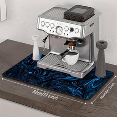 1pc Dish Drying Placemat Absorbent Drain Mat Coffee Mat Hide Stain Drying Pad