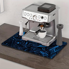 1pc Dish Drying Placemat Absorbent Drain Mat Coffee Mat Hide Stain Drying Pad