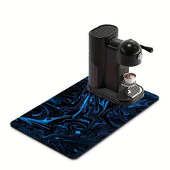 1pc Dish Drying Placemat Absorbent Drain Mat Coffee Mat Hide Stain Drying Pad