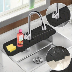 Non Slip Absorbent Dish Drying Pad Kitchen Drain Mat
