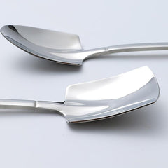 4pcs Dessert Couple Spoon Shovel Spoon Stainless Steel Household Watermelon Shov