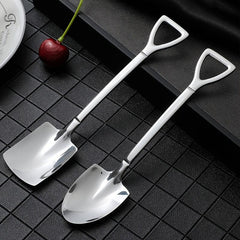 4pcs Dessert Couple Spoon Shovel Spoon Stainless Steel Household Watermelon Shov